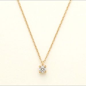 Made by Mary luxe solitaire necklace